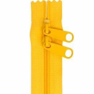 30" Handbag Zipper Double Slide Buttercup