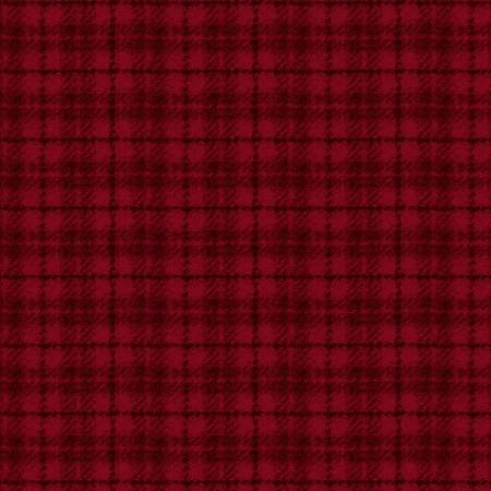 Woolies Flannel - Plaid - Red - Yardage