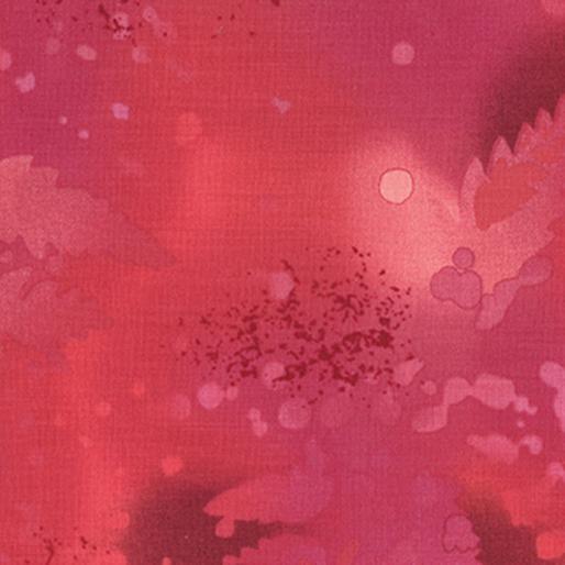 Fossil Fern Red Rouge Yardage