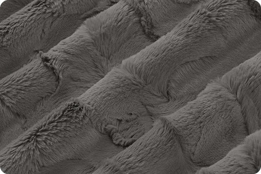 Luxe Cuddle Hide Charcoal Yardage