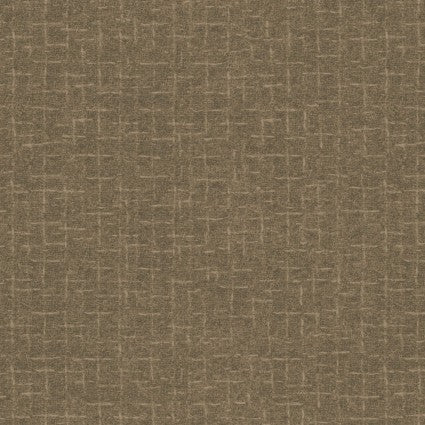 Woolies Flannel Crosshatch Grey Cobblestone Yardage