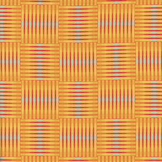 Madison One Basket Case Yellow Yardage