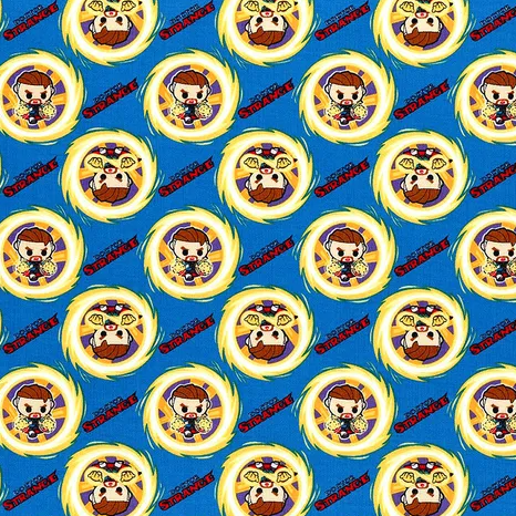 Marvel Comics Kawaii Mini Doctor Strange Blue Yardage