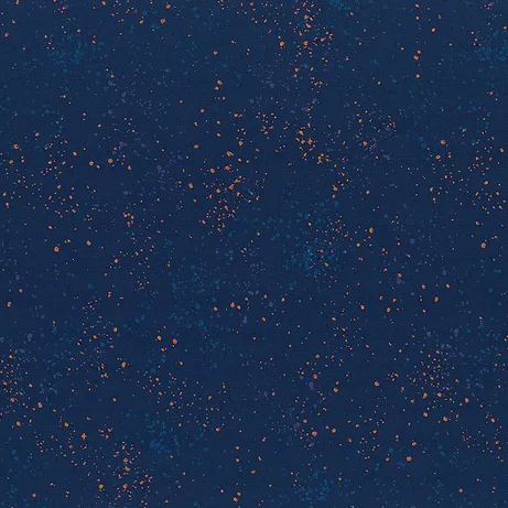 Speckled Metallic Bluebell Yardage