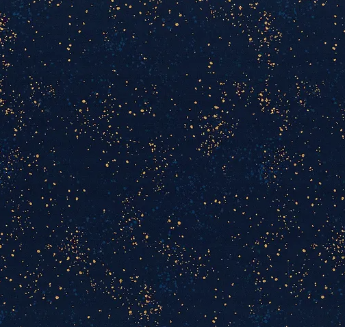 Speckled Metallic Navy Yardage