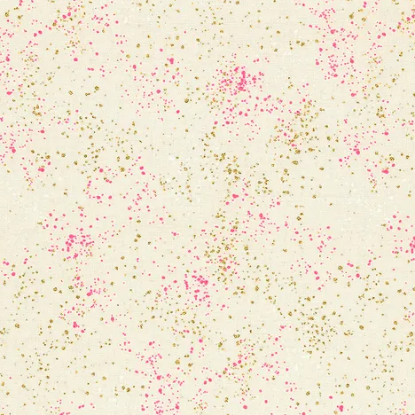 Speckled Metallic Neon Pink Fabric