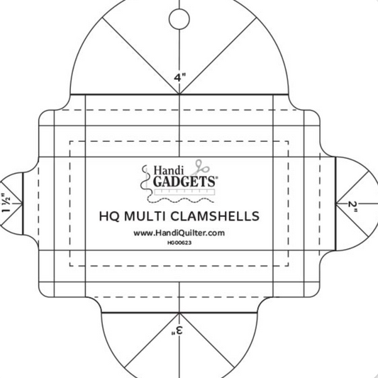 HQ Multi Clamshell Ruler