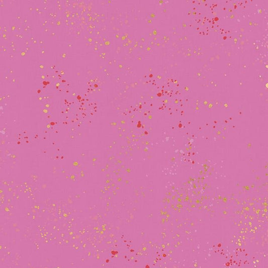 Speckled Metallic Daisy Fabric