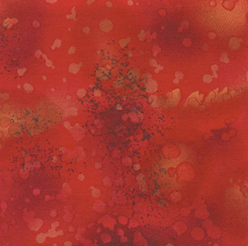 Fossil Fern Red Gold Yardage