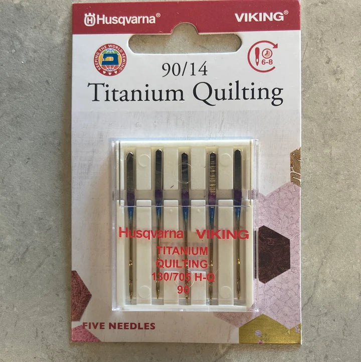 Husqvarna Viking Titanium Quilting 90/14 Needle 5pk