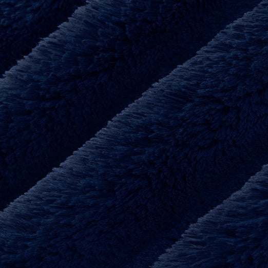 Luxe Cuddle Arctic Rabbit Navy Yardage