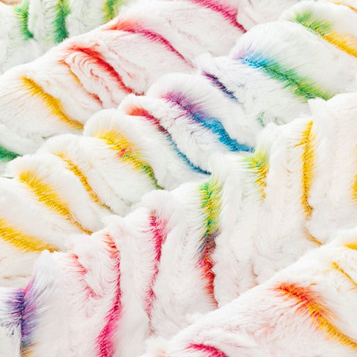 Luxe Cuddle Prism Vibrant Yardage