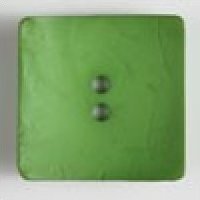 60mm Square Green Button