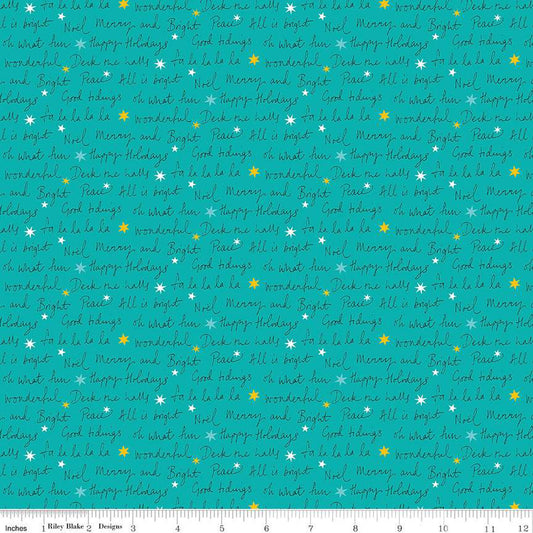 Deck the Halls Well Wishes A Fabric