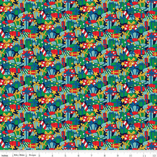Deck the Halls Present Surprise B Fabric