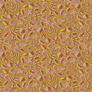 Autumn Woodland - Leaf Flutter C - Mustard - Yardage