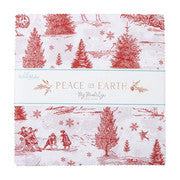Peace on Earth 5" Stacker  42 - 5" Squares