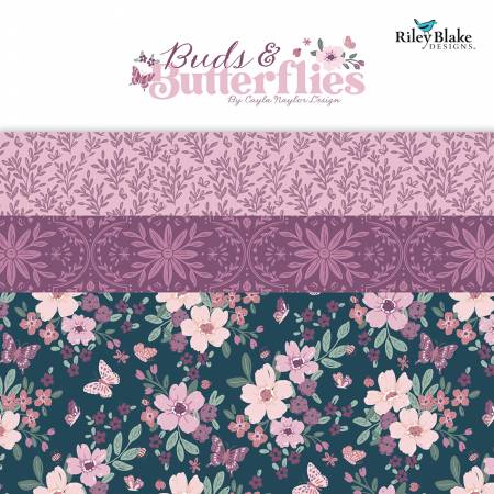 Buds & Butterflies Layer Cake
