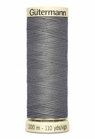Gutermann - Polyester All Purpose Thread - 100m/110yds - #113 - Antique Grey