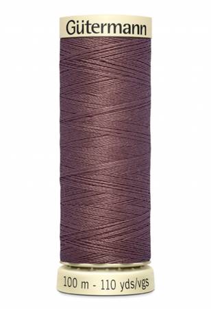 Gutermann - Polyester All Purpose Thread - 100m/110yds - #356 - Deep Mauve