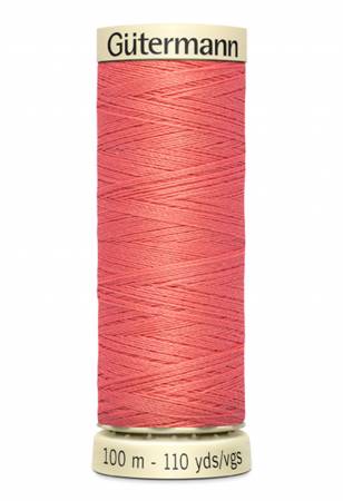 Gutermann - Polyester All Purpose Thread - 100m/110yds - #375 - Light Coral