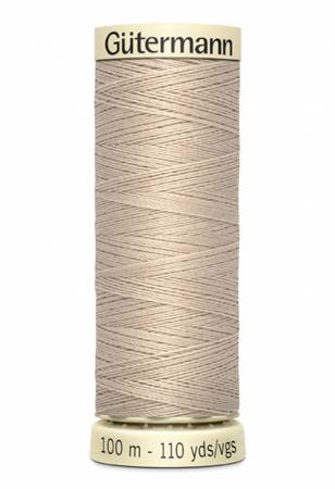 Gutermann - Polyester All Purpose Thread - 100m/110yds - #506 - Sand