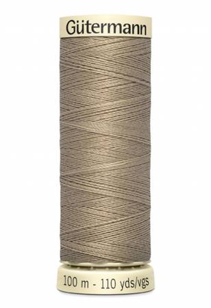 Gutermann - Polyester All Purpose Thread - 100m/110yds - #509 - Beige