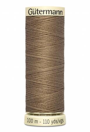 Gutermann - Polyester All Purpose Thread - 100m/110yds - #542 - Light Brown