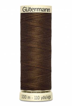 Gutermann - Polyester All Purpose Thread - 100m/110yds - #589 - Coffee Bean