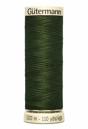 Gutermann - Polyester All Purpose Thread - 100m/110yds - #782 - Black Olive