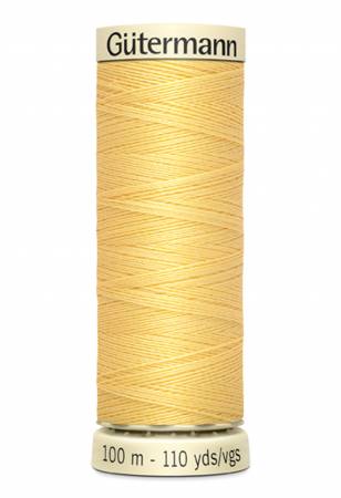 Gutermann - Polyester All Purpose Thread - 100m/110yds - #816 - Primrose