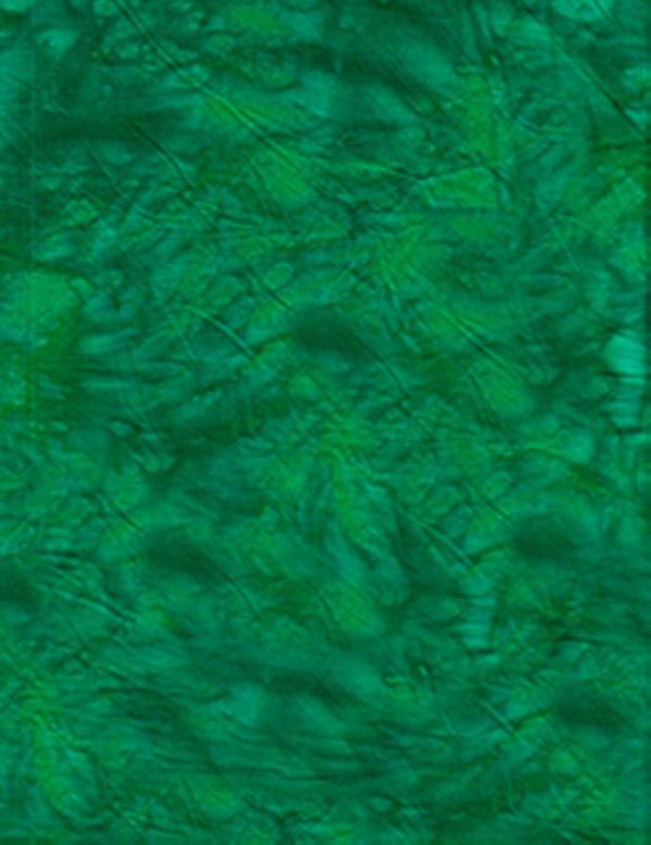 Anthology Lava Solid Batiks Emerald Yardage