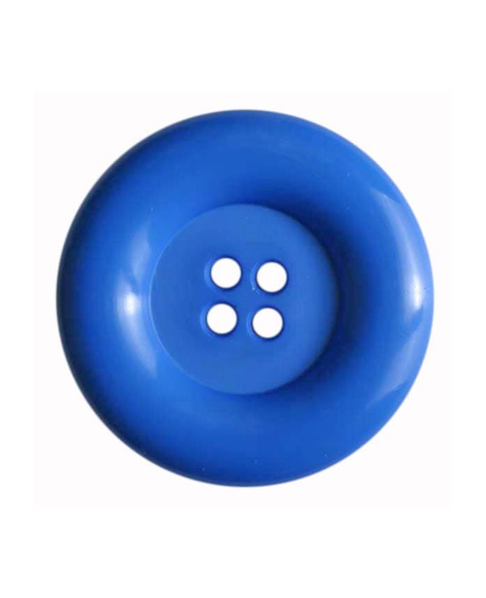 50mm Circle Blue Button