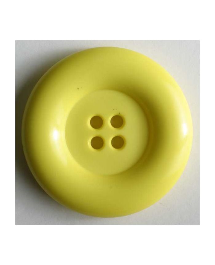 50mm Circle Yellow Button