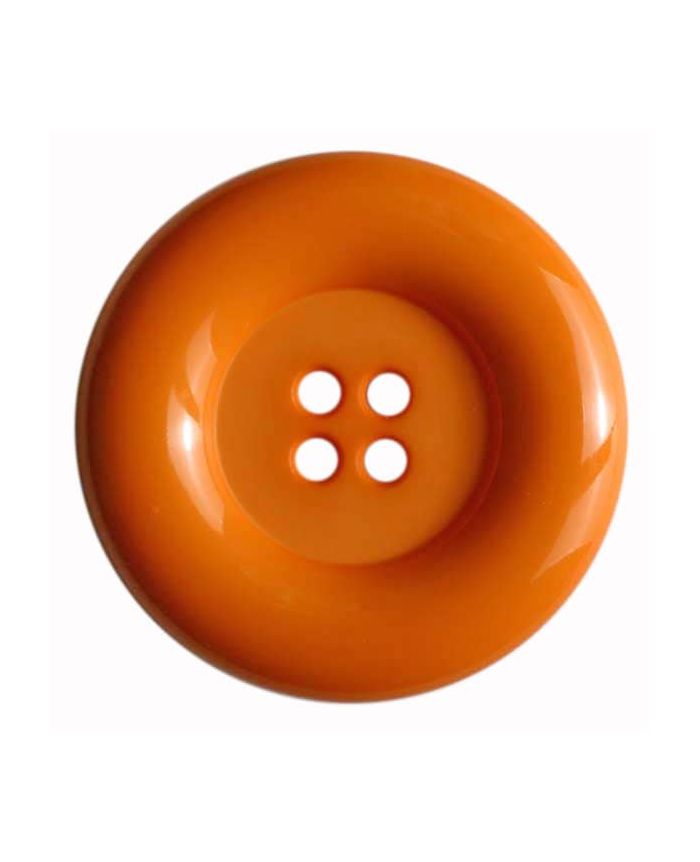 50mm Circle Orange Button