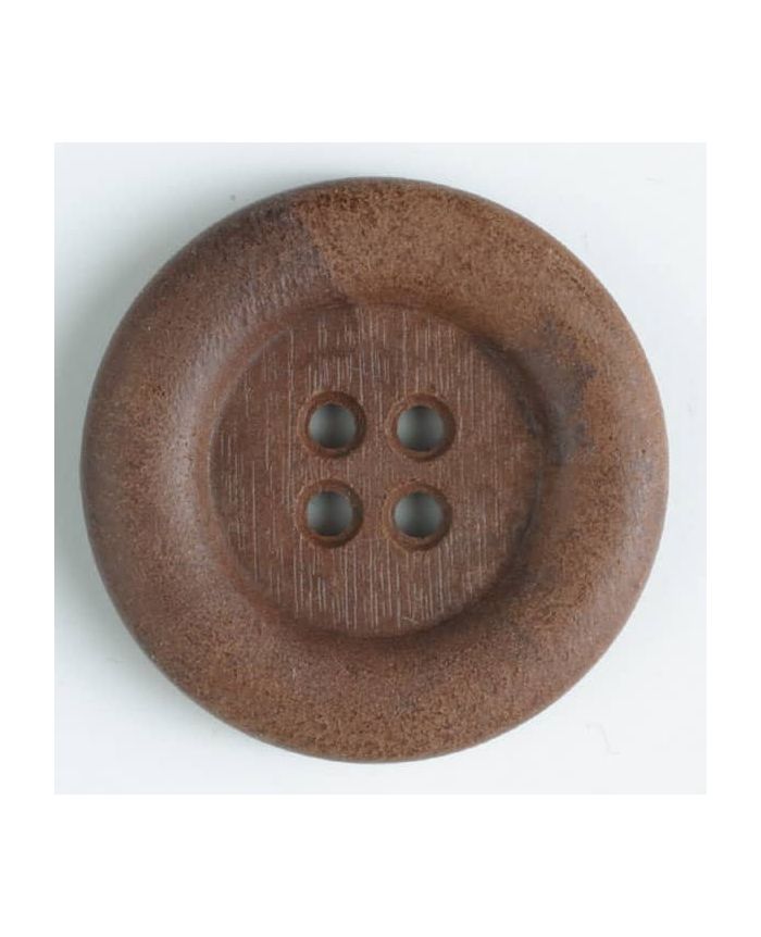 30mm Brown Button