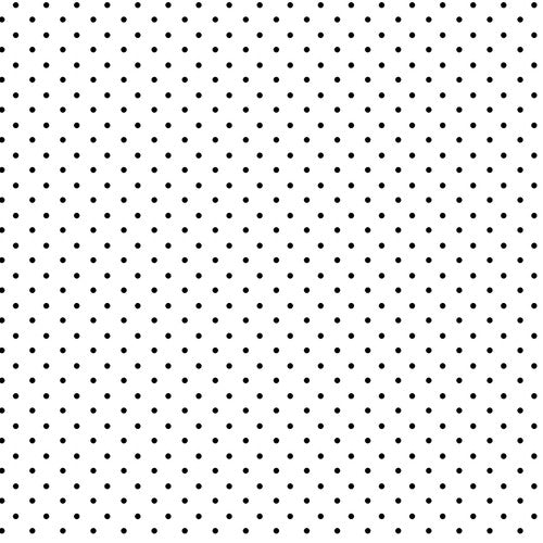 Priscilla's Polkas White/Black Fabric