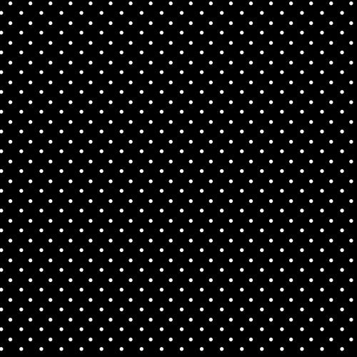 Priscilla's Polkas Black/White Fabric