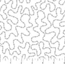 Wintry Lustre - Beaded Meander - Silver - Yardage