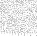 Wintry Lustre - Festive - Silver - Yardage