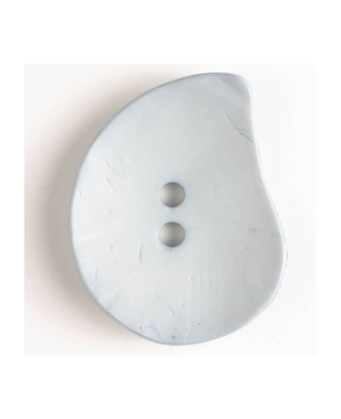 50mm Teardrop Pale Turquoise Button