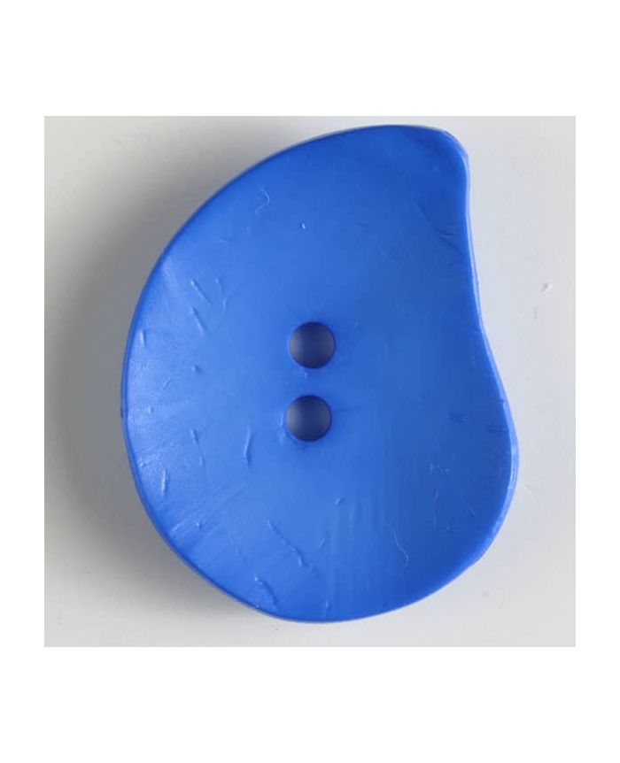 50mm Teardrop Royal Blue Button