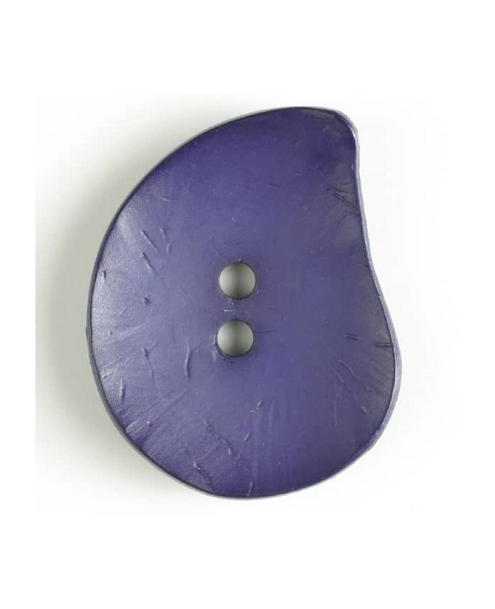 50mm Teardrop Purple Button