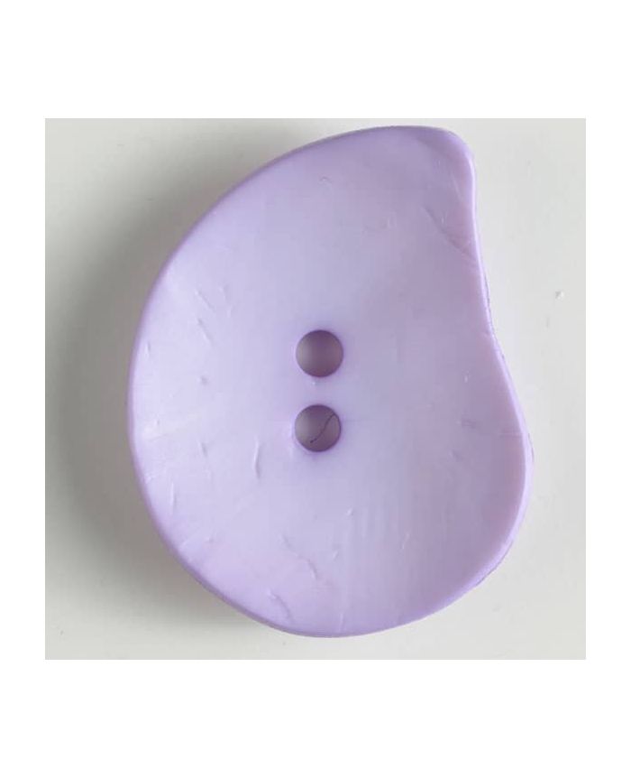 50mm Teardrop Light Lilac Button