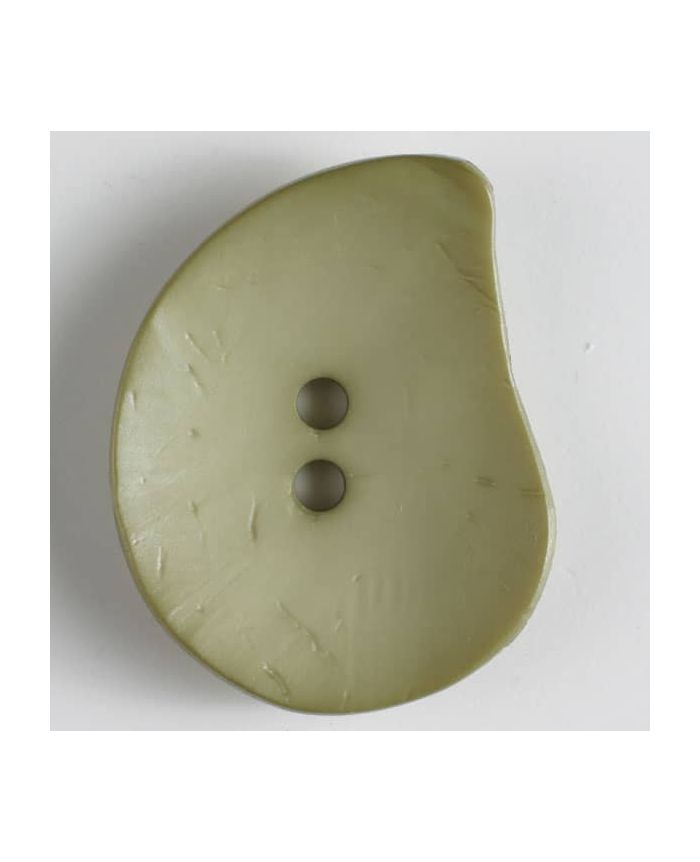 50mm Teardrop Moss Green Button