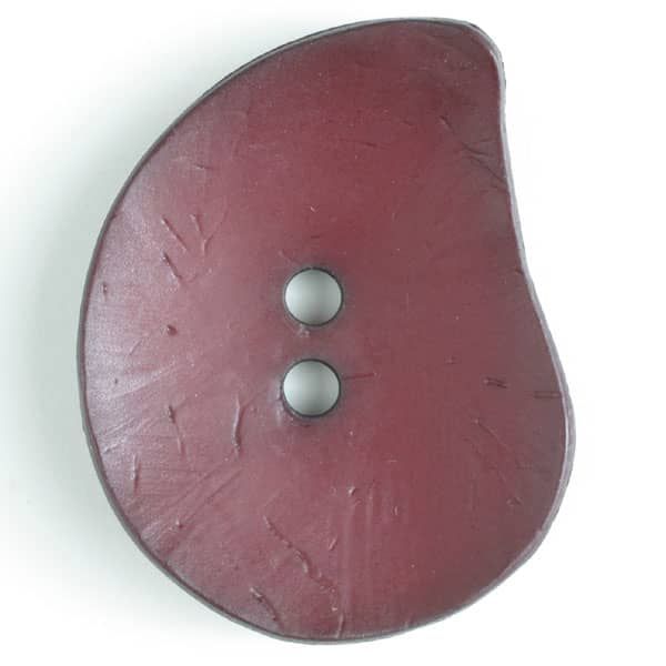 50mm Teardrop Cordovan Button