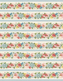 Blushing Meadow - Repeating Stripe - Multi - Yardage
