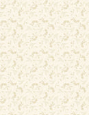 Blushing Meadow - Leaf Toss - Cream - Yardage
