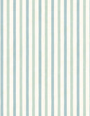Blushing Meadow - Stripes - Cream/Green - Yardage