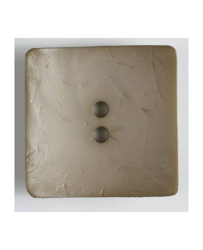 60mm Square Dark Beige Button